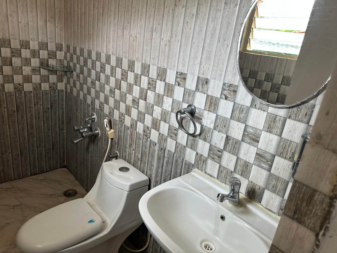 Single Cottage Bathroom at Garg Resort